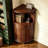 Modern Nut-brown Solid Wood Accent Cabinet