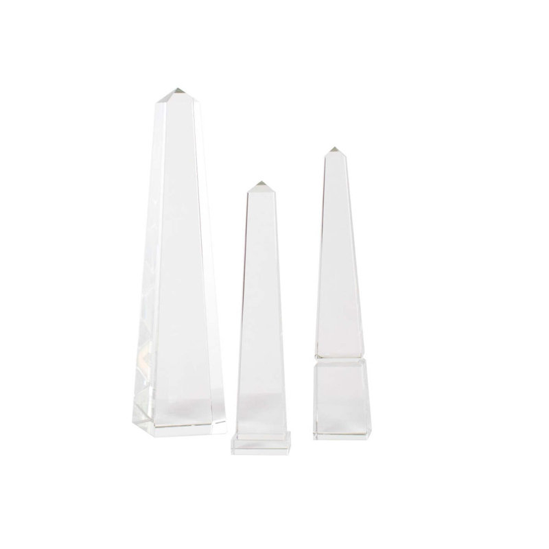 Crystal Obelisk Mini, 17.5" H x 4" W x 4" D