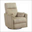 Fauteuil inclinable et pivotant moderne avec revêtement en microfibre et coussins assortis pour un confort et une polyvalence ultimes-1523374905