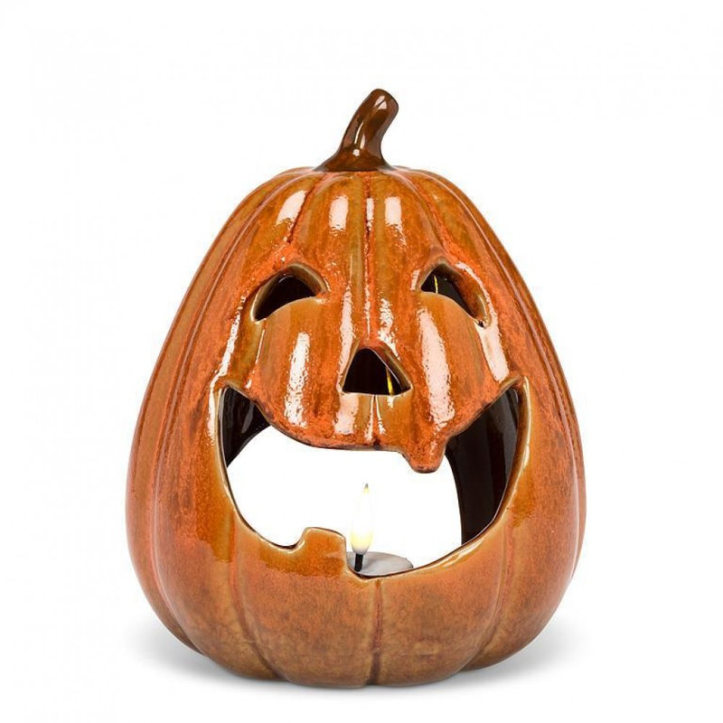 Grand porte-bougie Jack O'Lantern