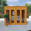 8x6w TigerFlex Shiplap Pent Full Pane Summerhouse