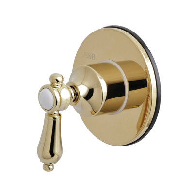 Kingston Brass Heirloom Single-Handle Wall Mount Three-Way Diverter Valve with Trim Kit