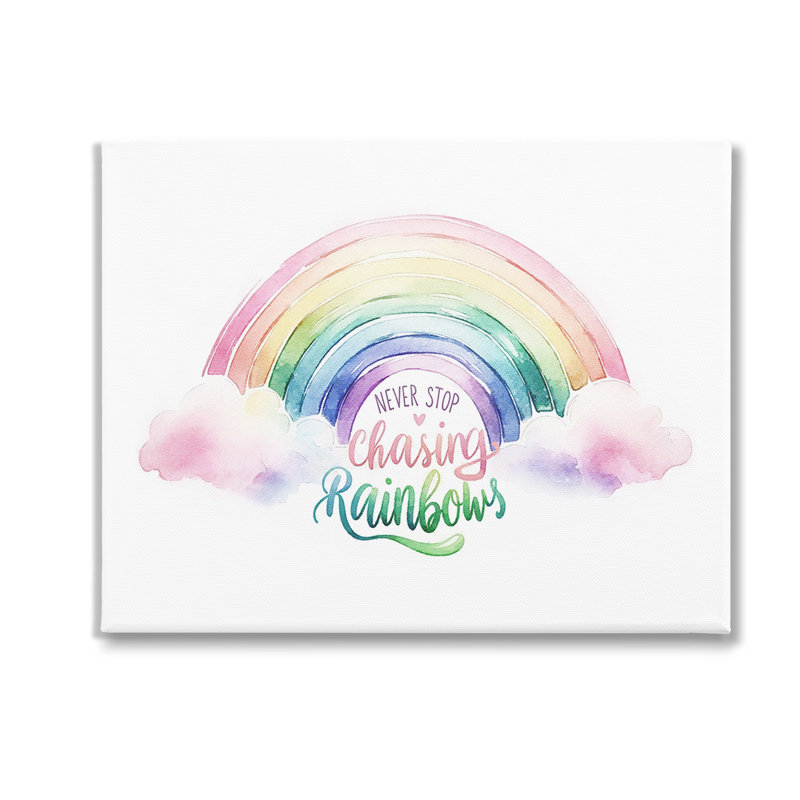 Inspirations, arc-en-ciel, canevas, H 16 po x l 20 po