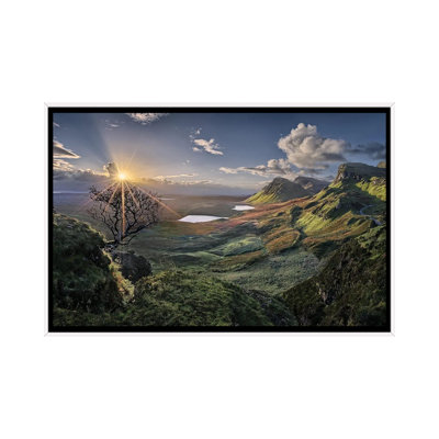 The Quiraing 1 Piece Single Picture Frame and Floater Frame Wall Art on Canvas