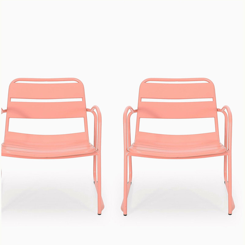 Chaise de salon simple, luxueuse et élégante, Corail