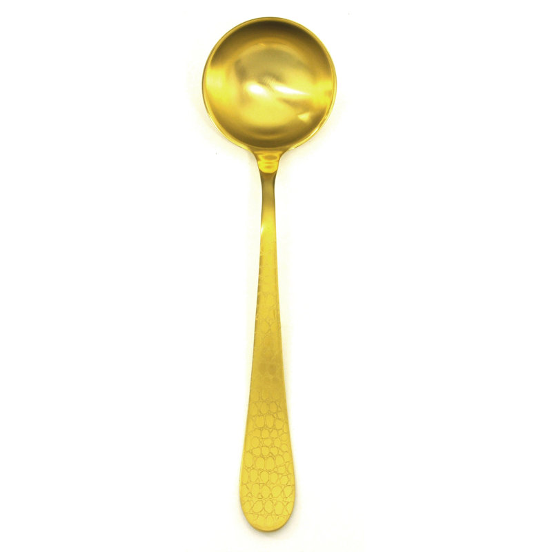 Coccodrillo Stainless Steel Ladle, Ice Gold