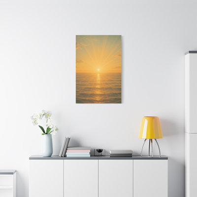 Apel Single Picture Frame Print on Canvas