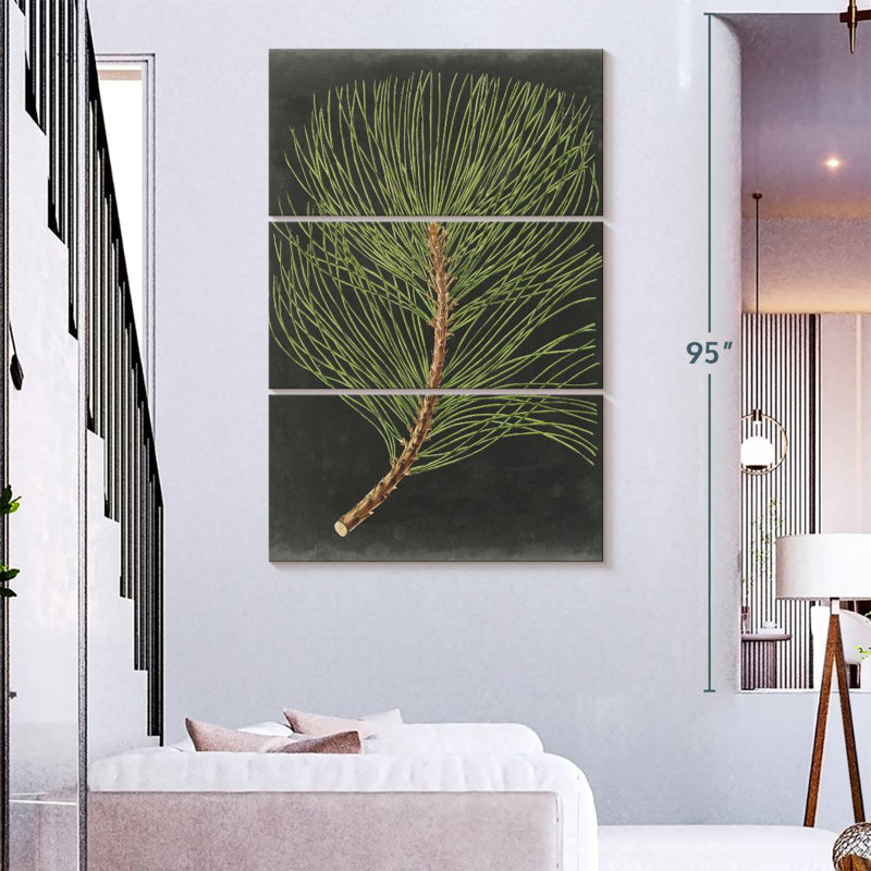 Harnek Dramatic Pine III, 65" H x 42" W