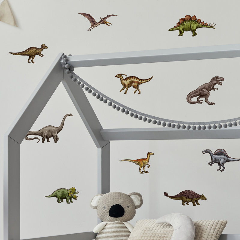 Animals Non-Wall Damaging Wall Decal, Green