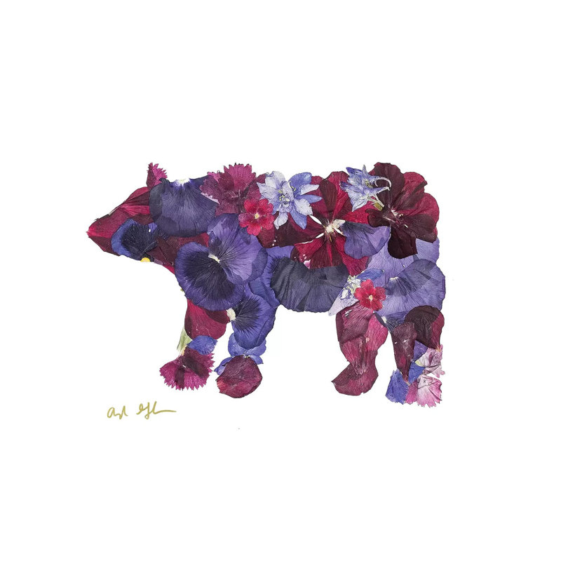 Bear II by Oxeye Floral Co - Wrapped Canvas Gallery-Wrapped Canvas Giclée, 20.32 cm H x 30.48 cm W