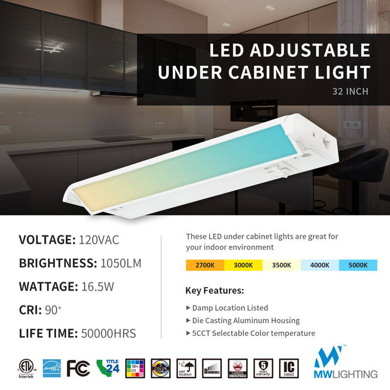 LED 32'' Under Cabinet Strip Light