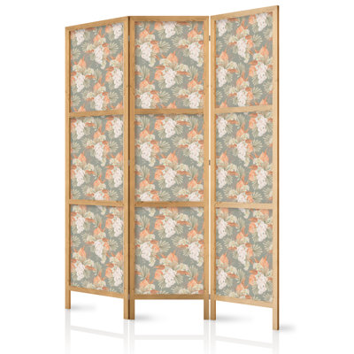 171cm H Solid Wood Folding Room Divider