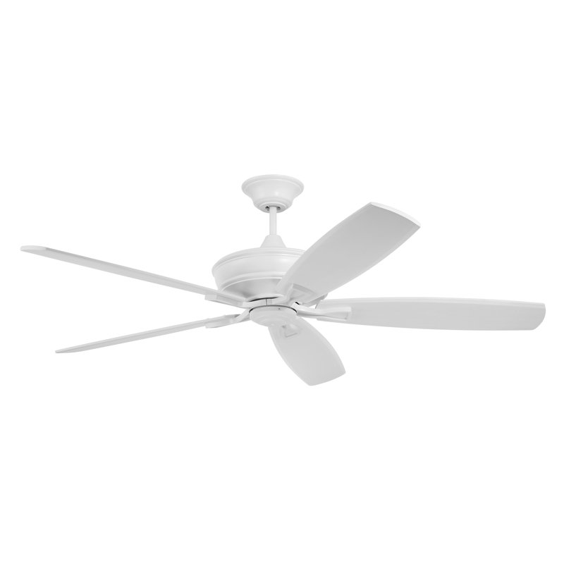 Santori Ceiling Fan with Remote, White, 60"