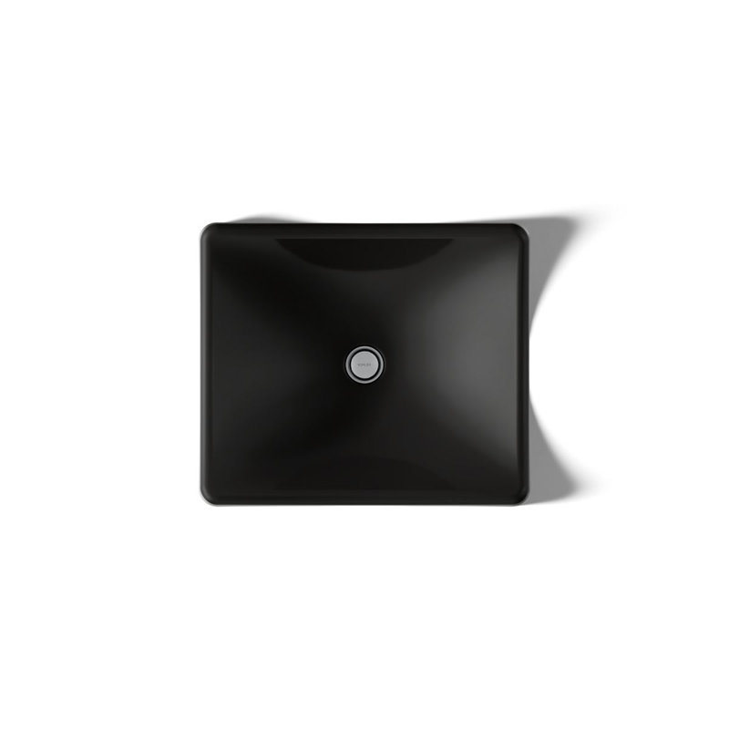 DemiLav Metal Specialty Vessel Bathroom Sink, Black