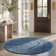 Ashal Abstract Blue Area Rug