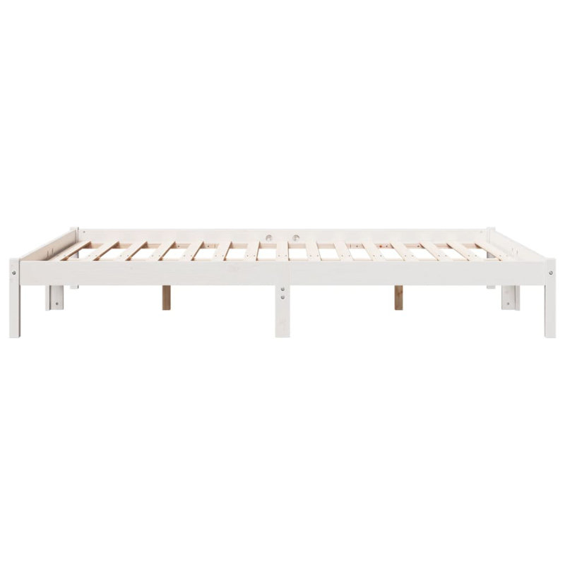 Garang Solid Wood Bed, 140 x 210cm, white