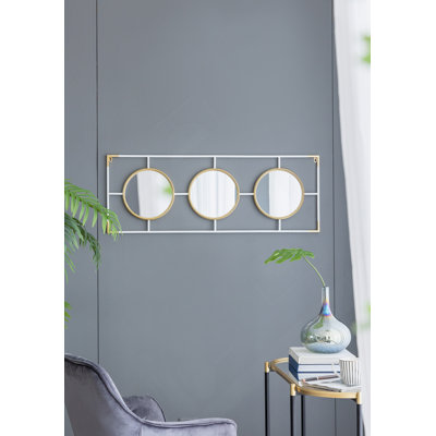 Miroir rond en fer