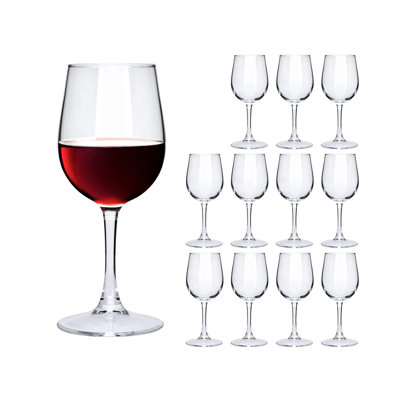 Red Wine Glasses Set,10 OZ Clear Wine Glass With Stem,Premium Crystal Long Stemware Elegant White Wine Glassware For Drinking,Wine,Restaurants,Parties -  Eternal Night, EternalNighta6f2786