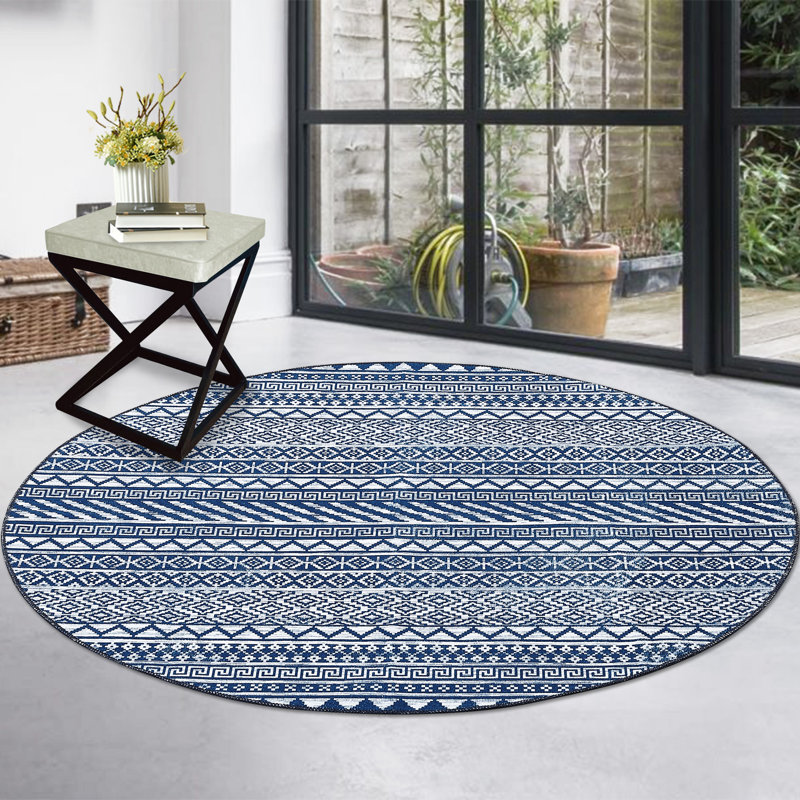 Tapis en polyester Karell, Rond 4 pi