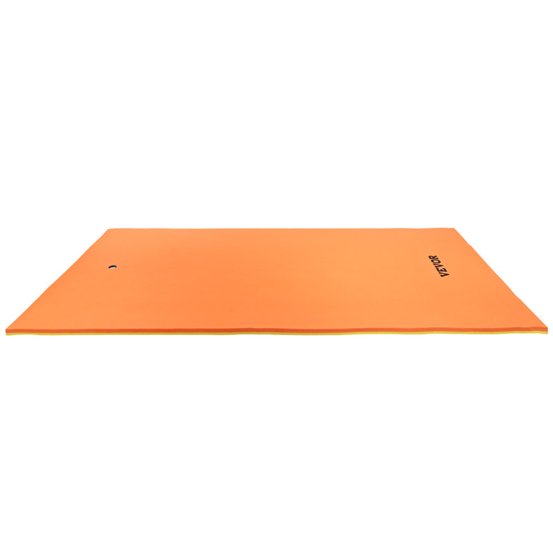 Large Orange and Yellow Tear-Resistant XPE Foam Floating Island