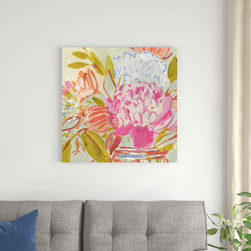 " Bright Florist IV " Painting Print, 30" H x 30" W x 1.25" D