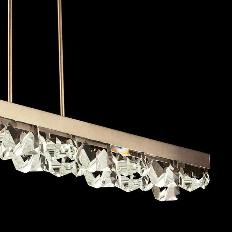 Strata 6 - Light LED Pendant, Soft Bronze