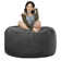 Saxx 4 Foot Round Bean Bag w/ Removable Cover
