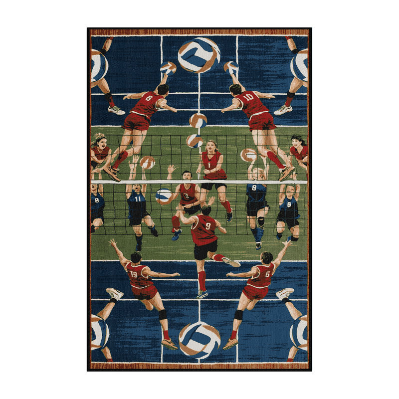  Tapis lavable Bossaball Sports, Rectangulaire 8 pi x 10 pi