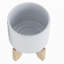 PLATEAU 5 "AVEC SUPPORT CHEVRON, BLANC