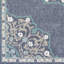 Tapis bleu/ivoire oriental Cora-193955348