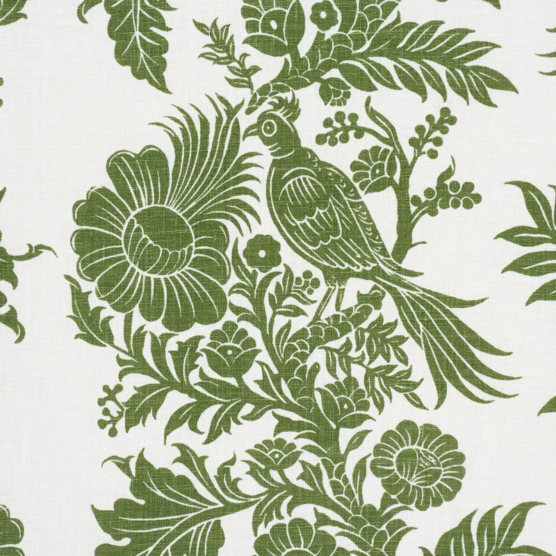 Tissu Schumacher X Marie-Anne Oudejans, Vert