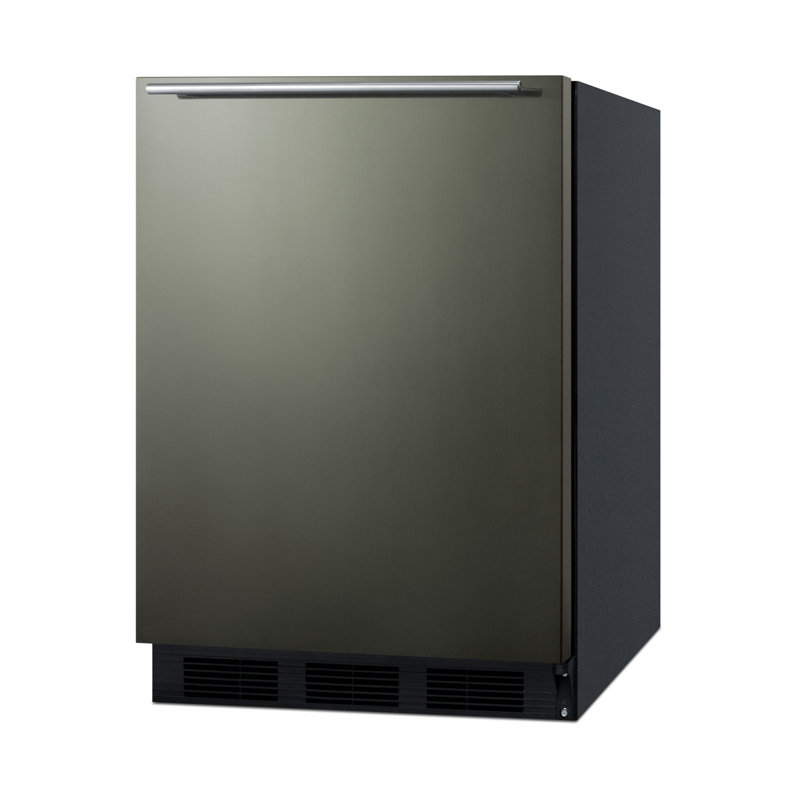 Summit Appliance Basalt 5.1 Cubic Feet Convertible Mini Fridge with Freezer, Dark Gray