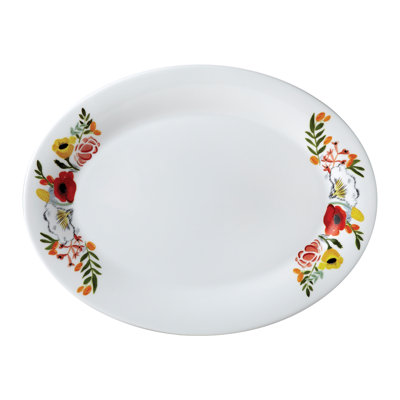 Language Of Flowers Bone China Platter