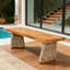 Banc de patio en bois-1912848357