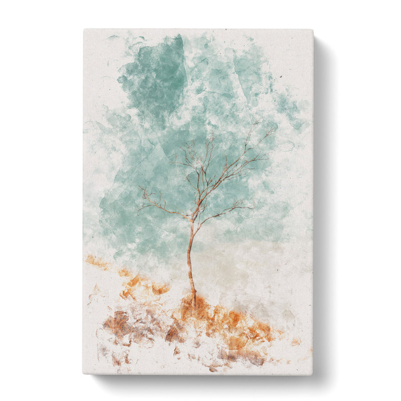 Lonely Tree - Wrapped Canvas Painting, 60cm H x 40cm W x 4cm D