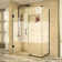 Unidoor Plus 45" W x 30.375" D x 72" H Frameless Pivot Rectangle Shower Enclosure with Fixed Panel