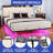 Faux Leather Floating Storage Bed-1507151681-1507151687
