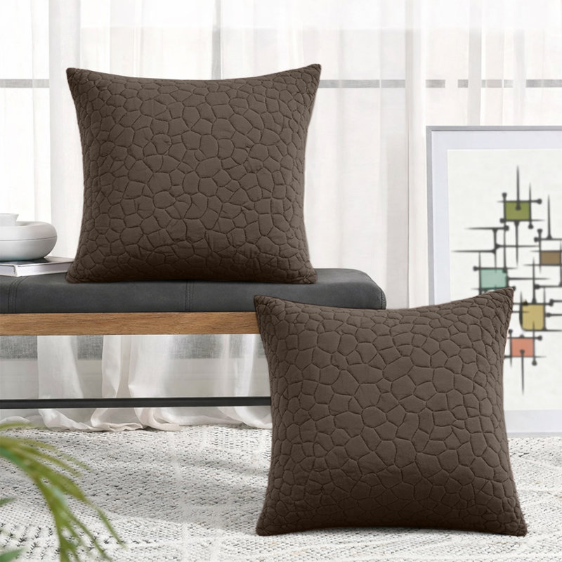 Square Cushion Pad, Coffee