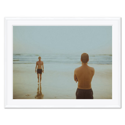 Boys On The Beach Print