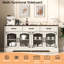 Grand buffet 65,75 "avec porte vitrée