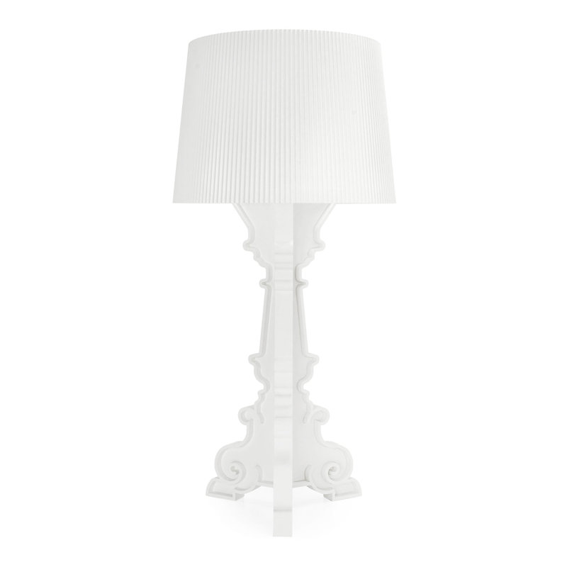 Bourgie Table Lamp, Matte White