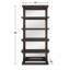 Étagère en noyer foncé H 82 po x l 40 po Uttermost Kai