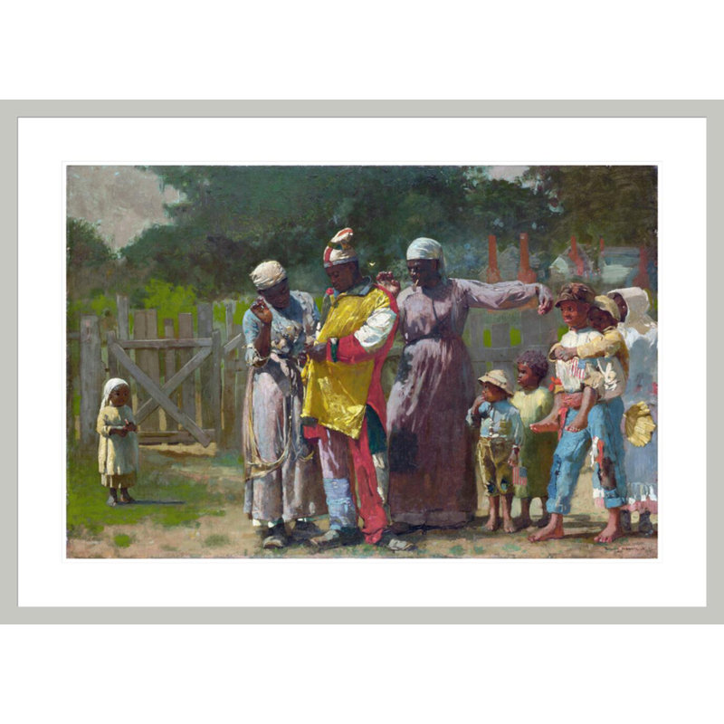 «Dressing for the Carnival» par Winslow Homer - Impression sur toile, 30,11 po H x 41,5 po L