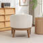 Fauteuil avec pieds en bois massif-131080924