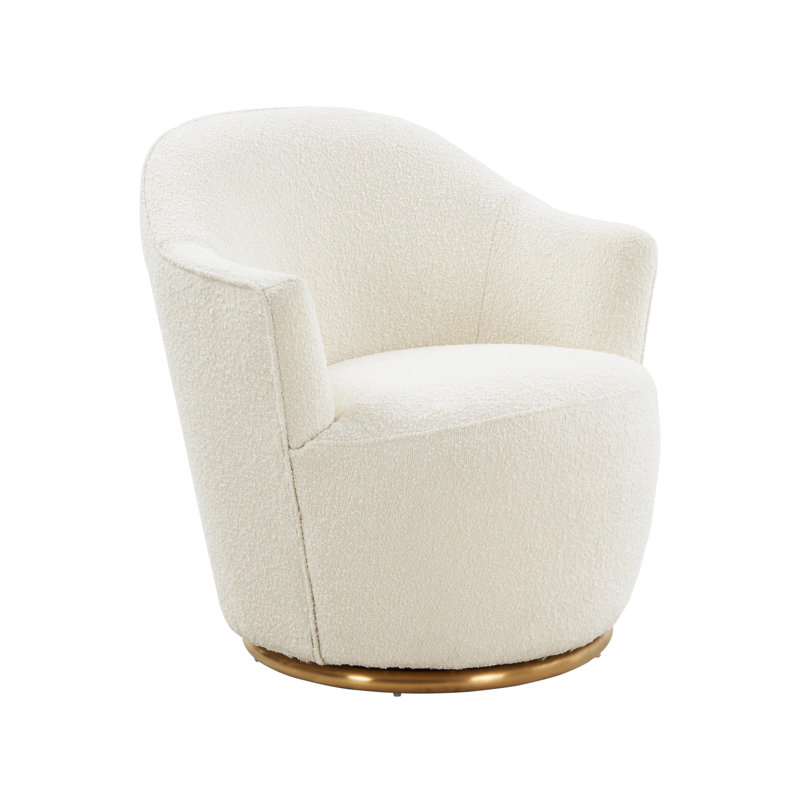 Upholstered Swivel Armchair