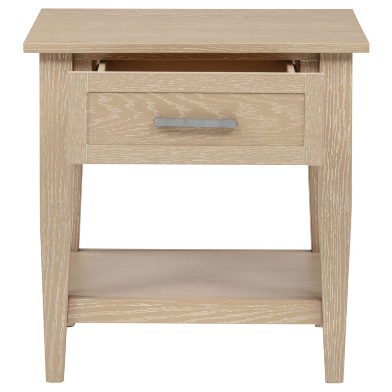 Table de bout d'appoint en bois Welbie, Blond
