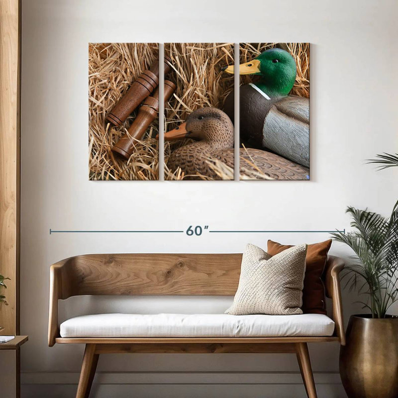 Duck Hunting Concept, 28" H x 45" W
