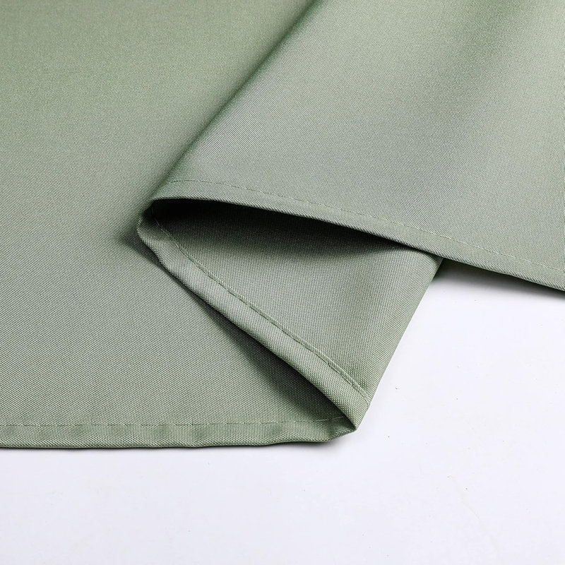 Quality Round Fabric Tablecloth Table Cover 140 Cm 55" Sage Green