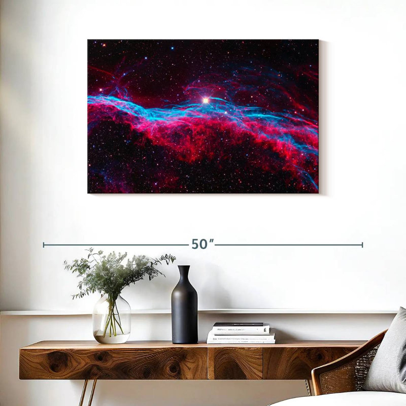 Oberle The Veil Nebula, 24" H x 36" W