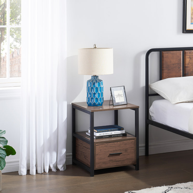 Kempst 15.7'' W Nightstand, Coffee